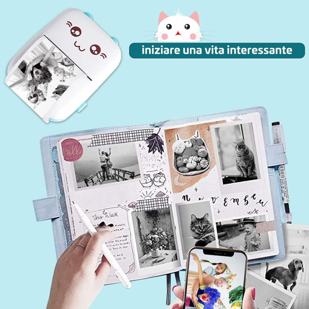 Buy Online Portable Mini Printer BT instant printing in Qatar- Tccq.com